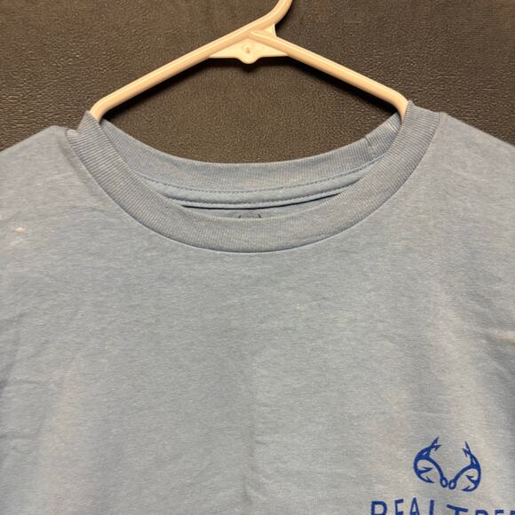 Real Tree Double Sided Elk Graphic Print Outdoors Adventure Mens Medium Hunting - Picture 10 of 13